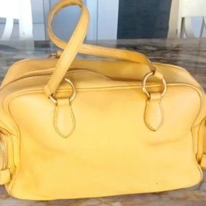 Sigrid Olson Yellow Leather Purse
